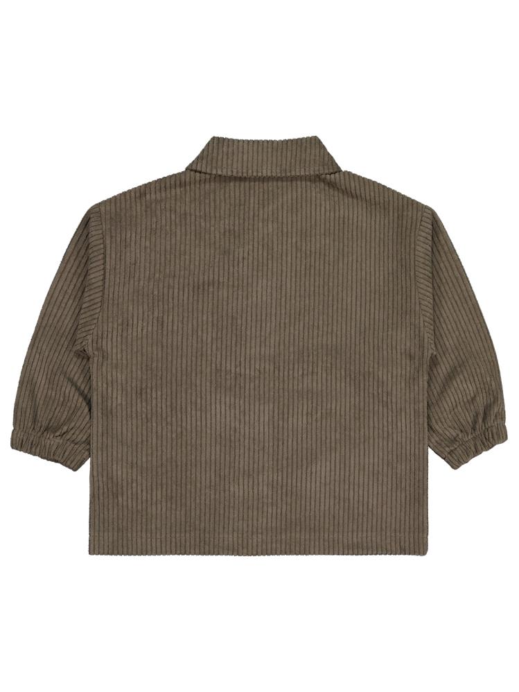 Civil Boys Kol Ucu Lastikli 2-5 Yaş Gömlek - Haki