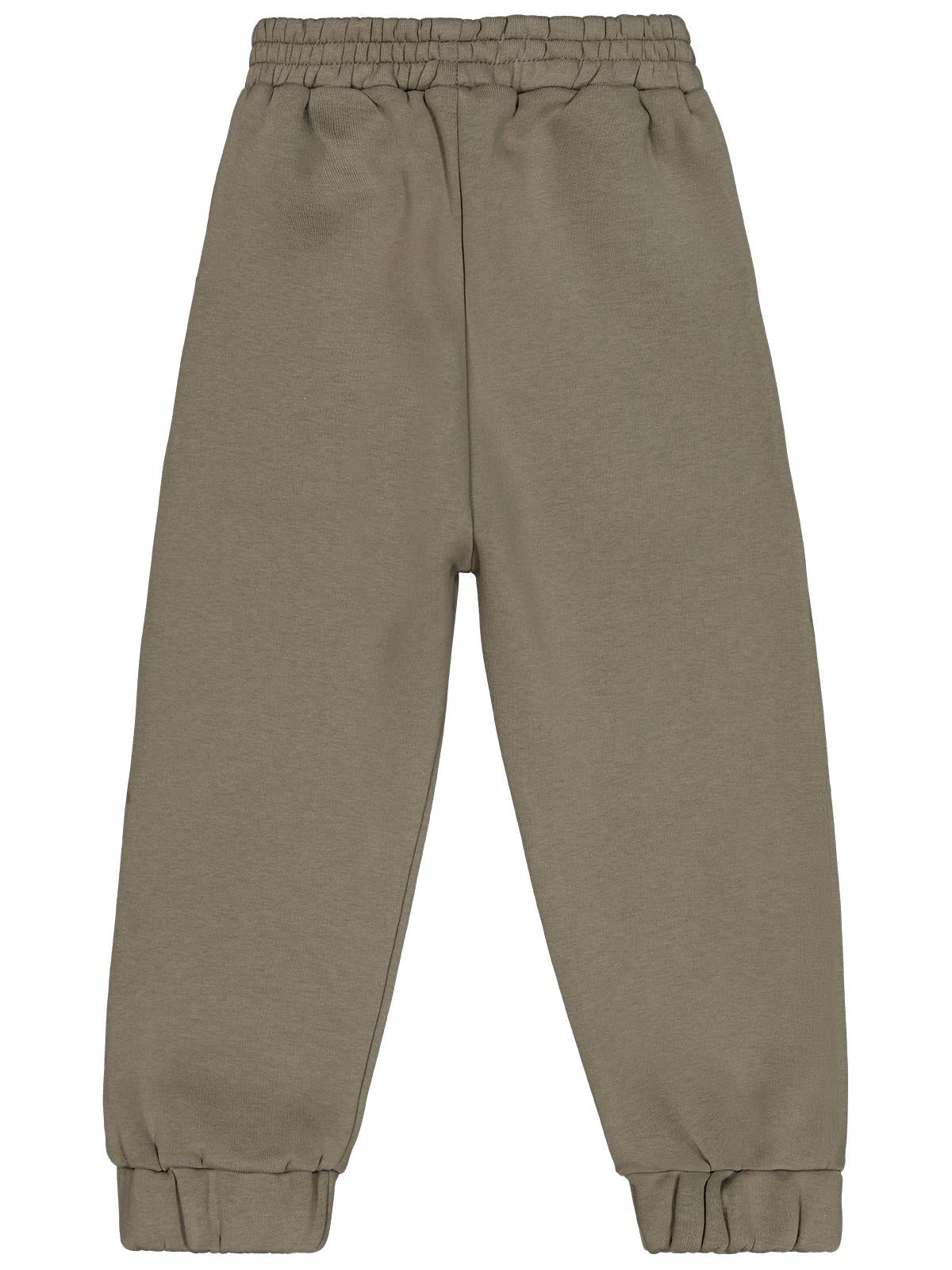 Civil Boys Yıldız Baskılı Süs Bağcıklı 6-9 Yaş Eşofman Altı - Haki