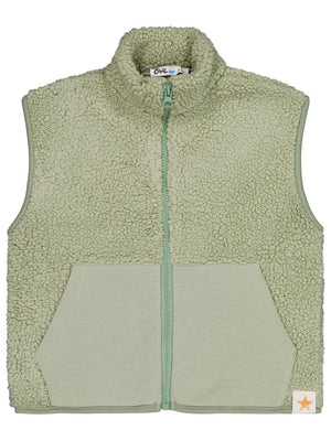 Civil Boys Yıldız Nakışlı 2-5 Yaş Yelek - Haki