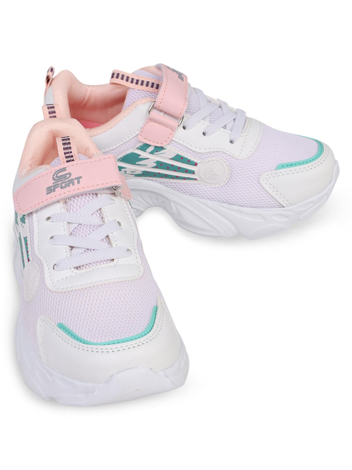 Civil Sport Kız Çocuk Spor Ayakkabı 31-35 Numara  - Beyaz