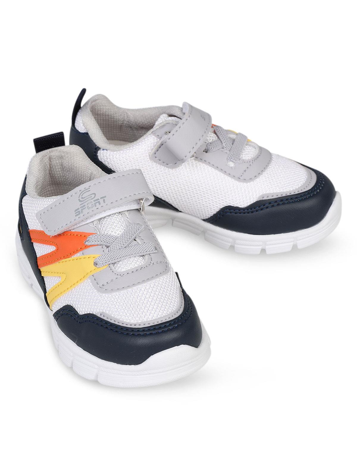 Civil Sport Erkek Çocuk Spor Ayakkabı 22-25 Numara - Beyaz