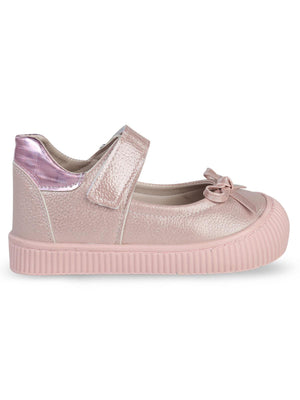 Civil Girls Fiyonklu 26-30 Numara Babet - Pembe