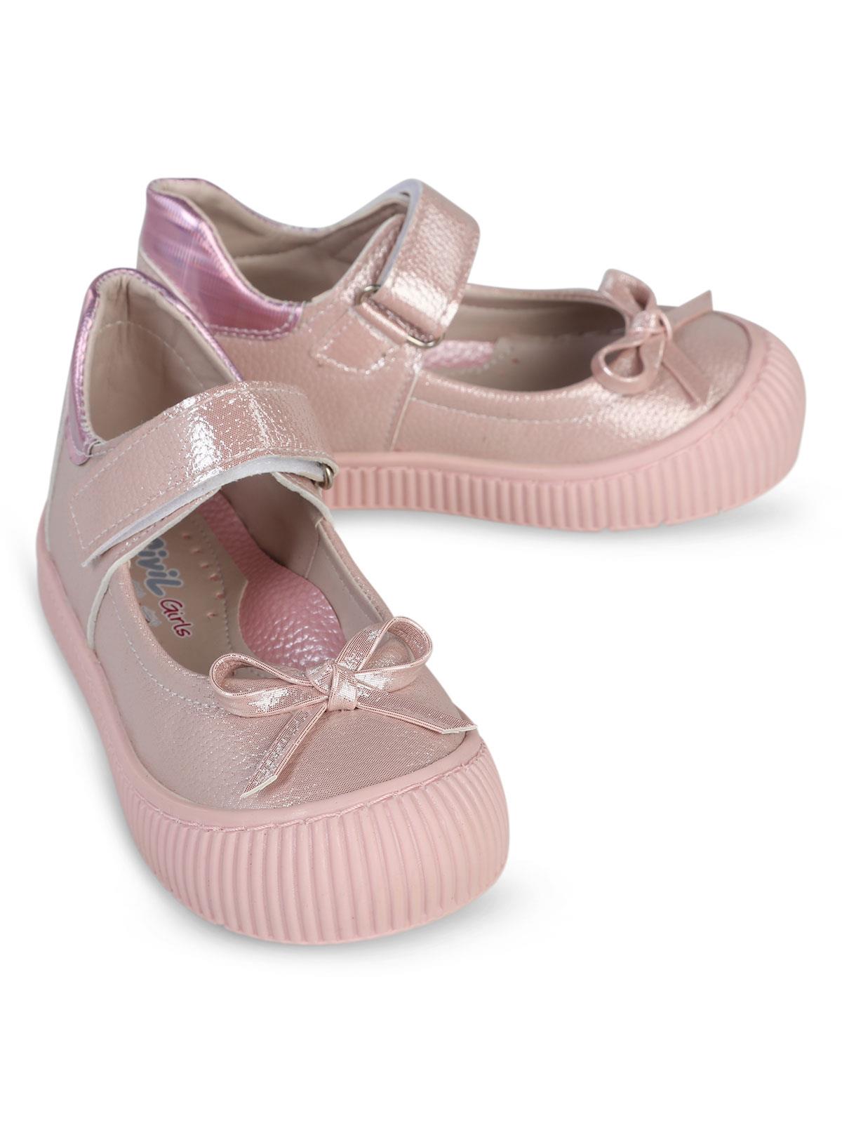 Civil Girls Fiyonklu 26-30 Numara Babet - Pembe