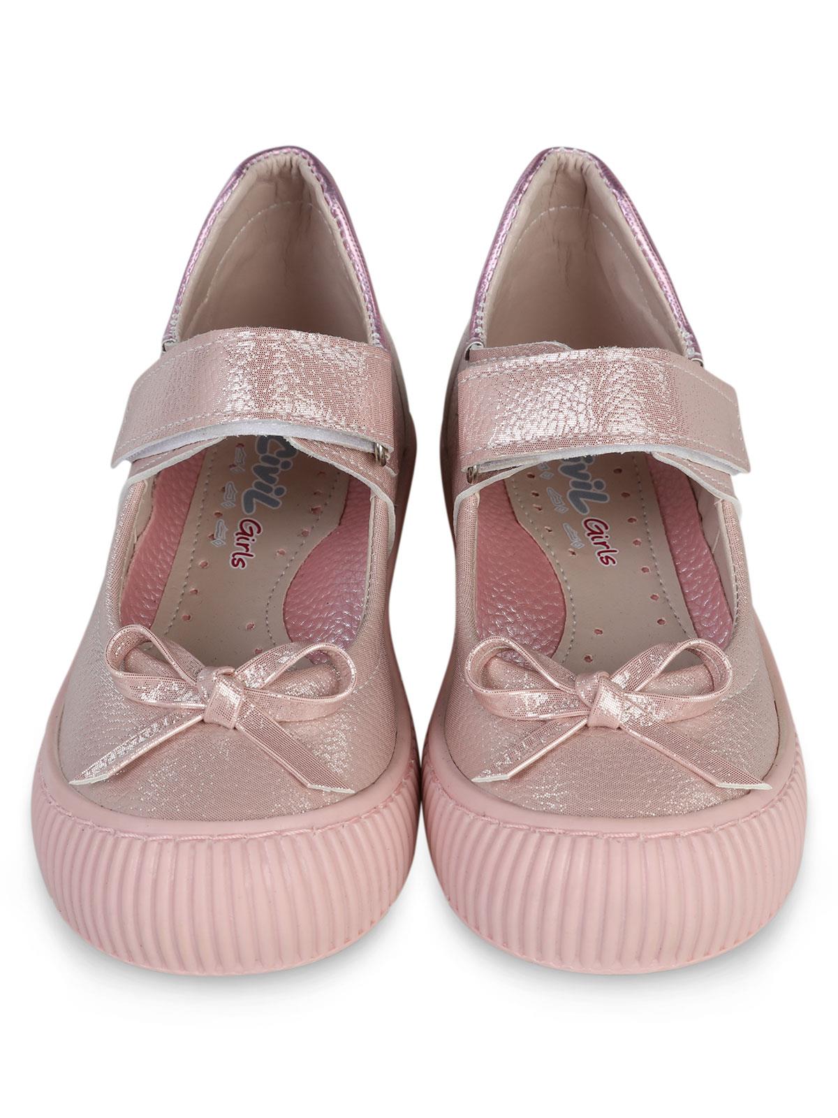 Civil Girls Fiyonklu 26-30 Numara Babet - Pembe