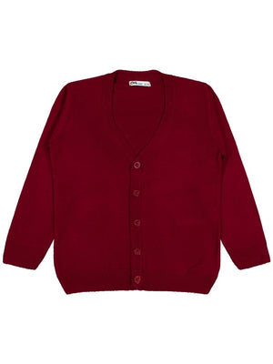 Civil Boys Basic Triko 6-9 Yaş Hırka - Bordo