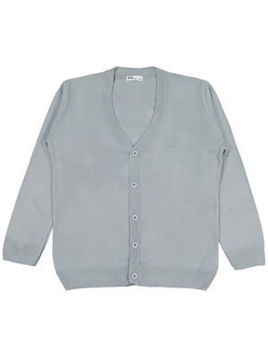 Civil Boys Basic Triko 6-9 Yaş Hırka - Gri