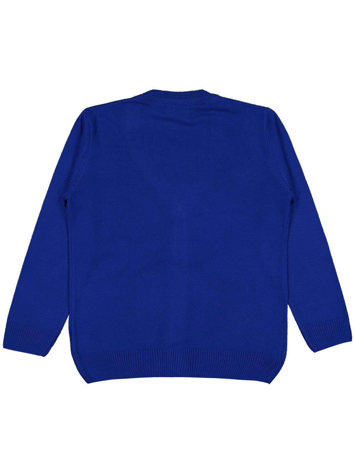 Civil Boys Basic Triko 6-9 Yaş Hırka - Mavi