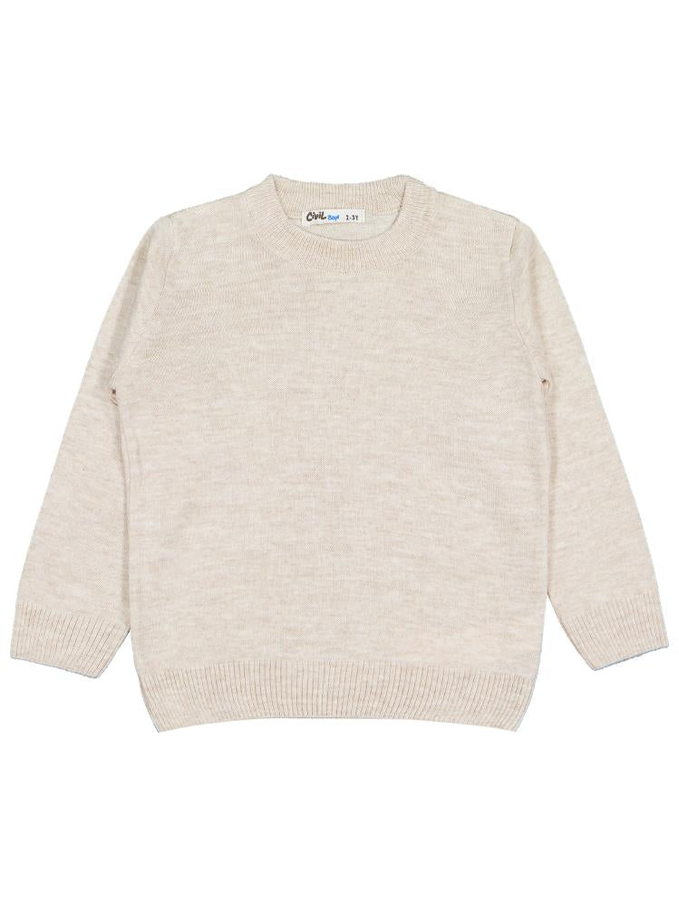 Civil Boys Basic 2-5 Yaş Kazak - Bej