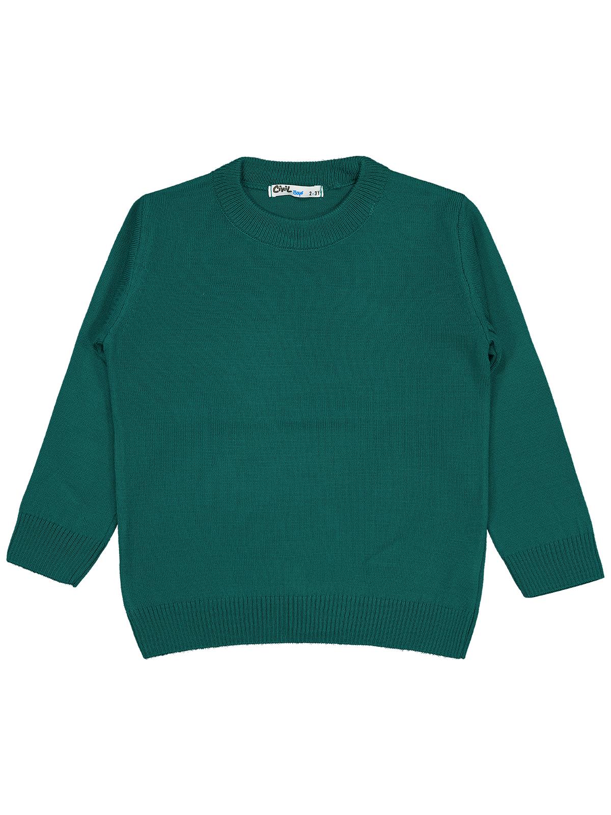 Civil Boys Basic 2-5 Yaş Kazak - Yeşil