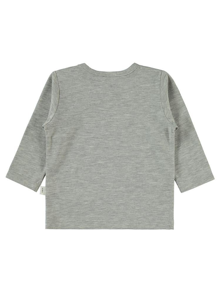 Civil Baby Kalp Taçlı 6-18 Ay Sweatshirt - Gri