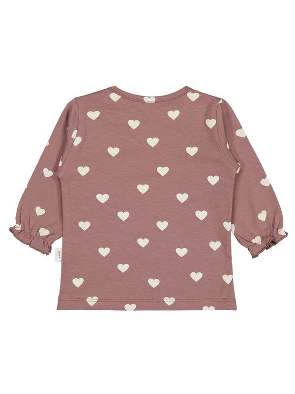 Civil Baby Kalp Baskılı 6-18 Ay Sweatshirt - Kahverengi