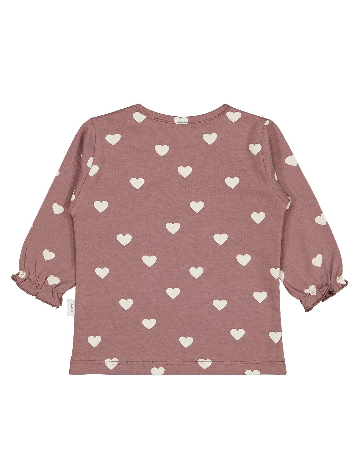 Civil Baby Kalp Baskılı 6-18 Ay Sweatshirt - Kahve