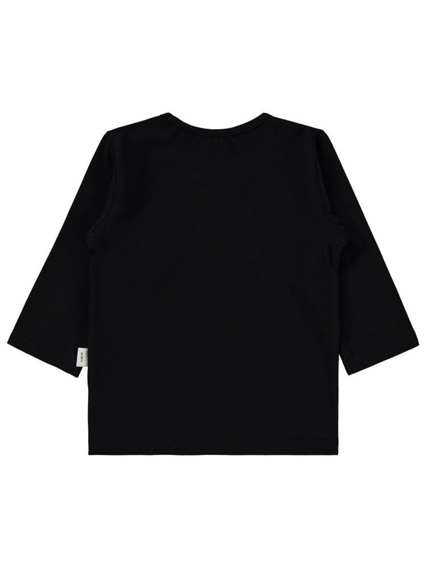 Cvl-56 Civil Baby Taç Kalp Baskılı 6-18 Ay Sweatshirt - Siyah