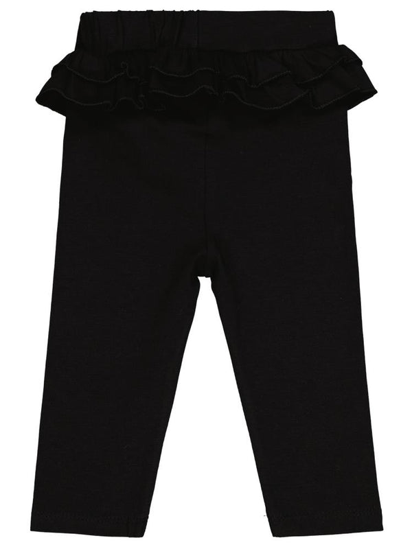 Civil Baby Fırfırlı 6-18 Ay Tayt - Siyah