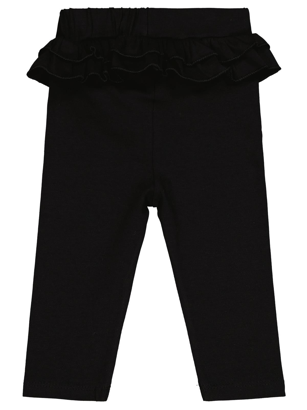 Civil Baby Fırfırlı 6-18 Ay Tayt - Siyah