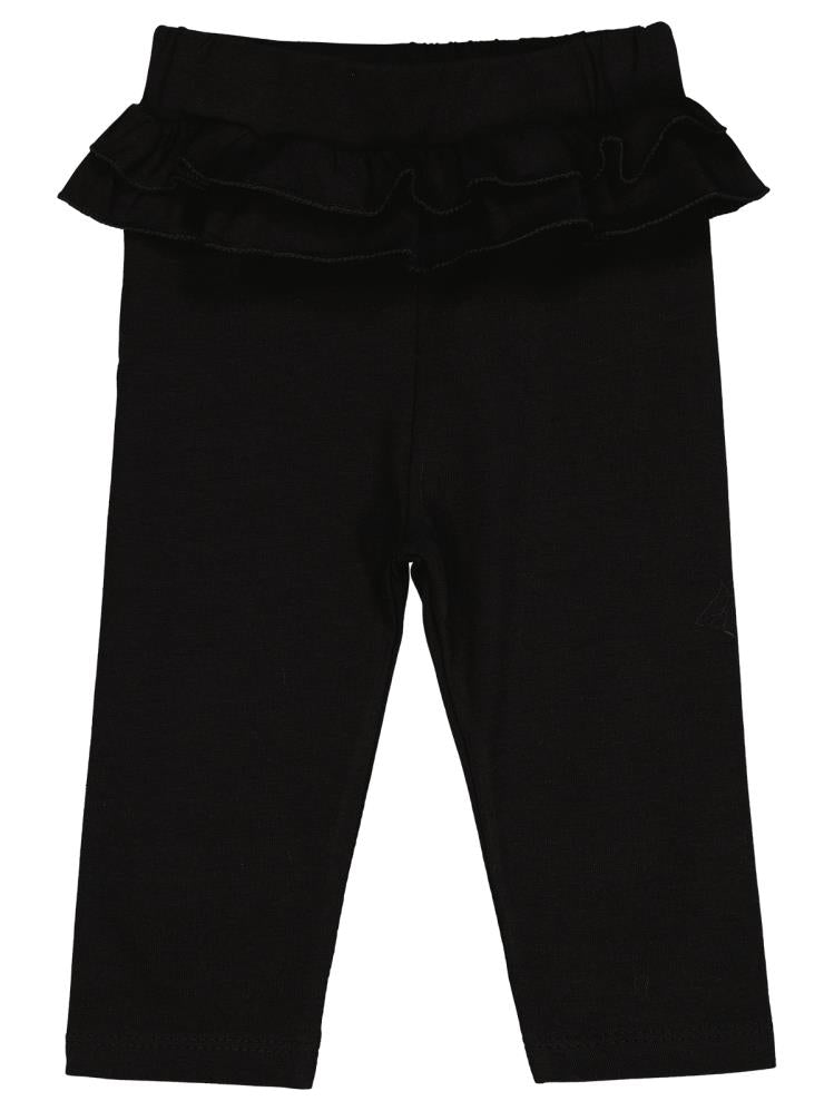 Civil Baby Fırfırlı 6-18 Ay Tayt - Siyah