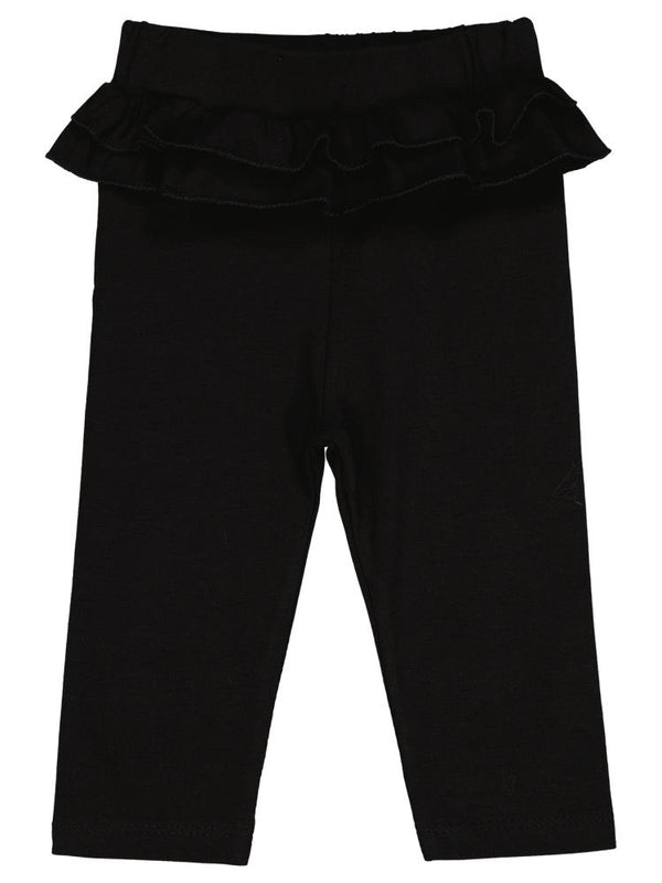 Civil Baby Fırfırlı 6-18 Ay Tayt - Siyah