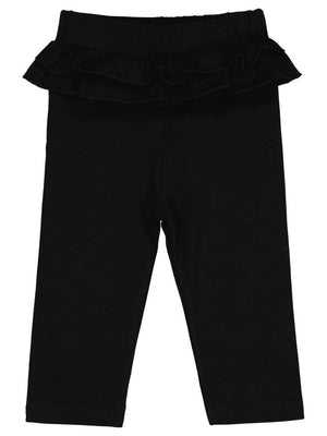 Civil Baby Fırfırlı 6-18 Ay Tayt - Siyah