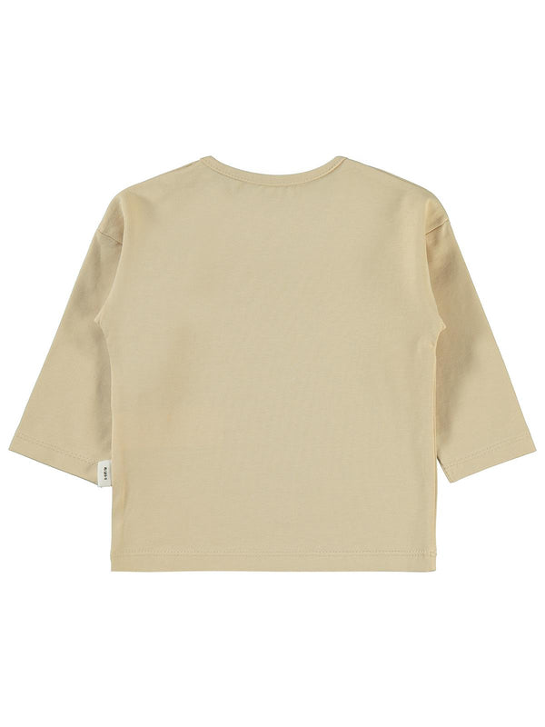 Civil Baby Fiyonk Baskılı 6-18 Ay Sweatshirt - Bej