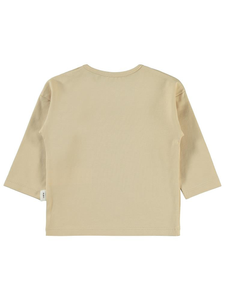 Civil Baby Fiyonk Baskılı 6-18 Ay Sweatshirt - Bej