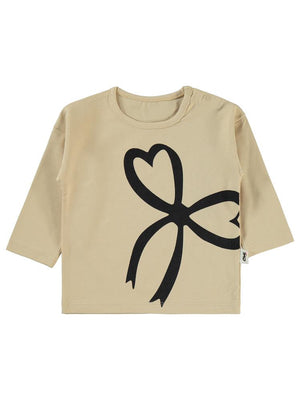 Civil Baby Fiyonk Baskılı 6-18 Ay Sweatshirt - Gri