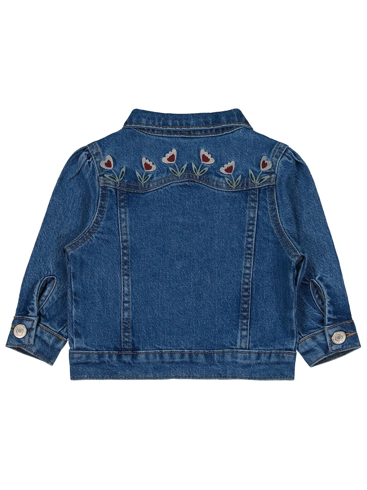 Civil Baby Çiçek Nakışlı 9-18 Ay Ceket - Mavi