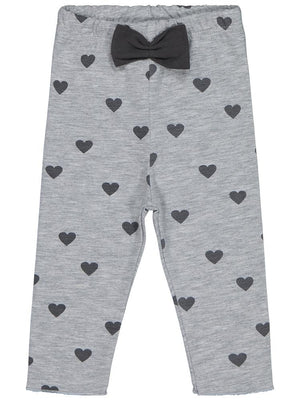 Civil Baby Kalp Baskılı 6-18 Ay Tayt - Gri