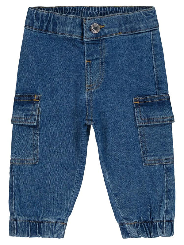 2503 Civil Baby Luk Kargo 6-18 Ay Pantolon - Mavi