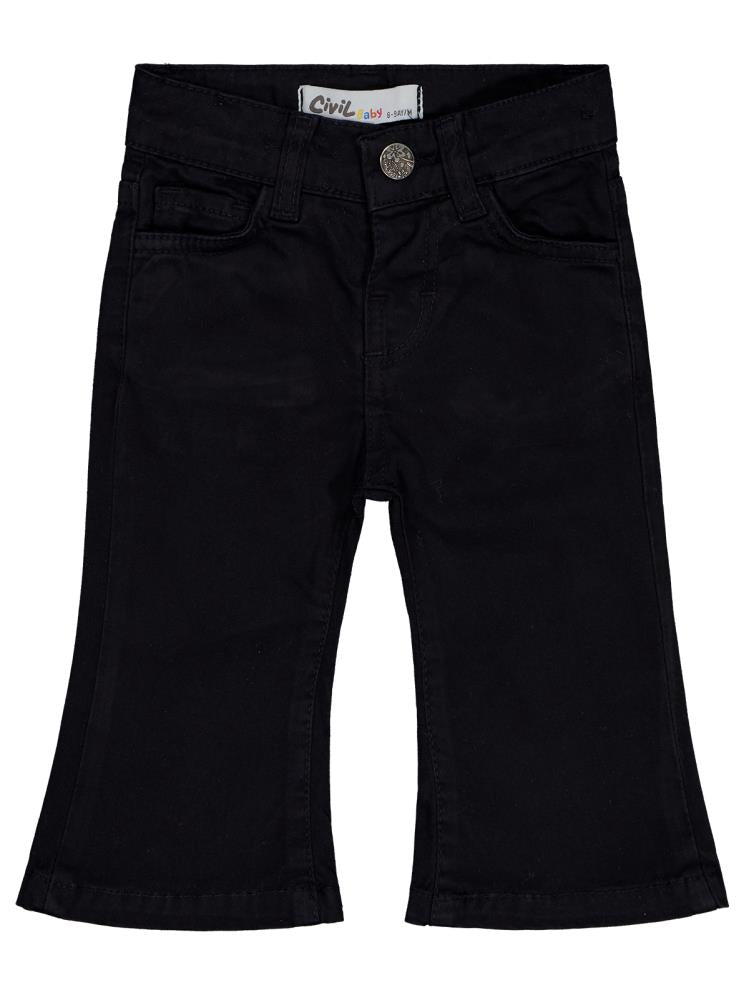Civil Baby Flara Fit 6-18 Ay Pantolon - Siyah