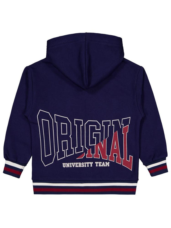 Civil Boys Original Baskılı 6-9 Yaş Hırka - Lacivert