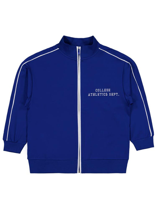 Civil Boys Kolej Atletic Nakışlı Biyeli 10-13 Yaş Hırka - Mavi