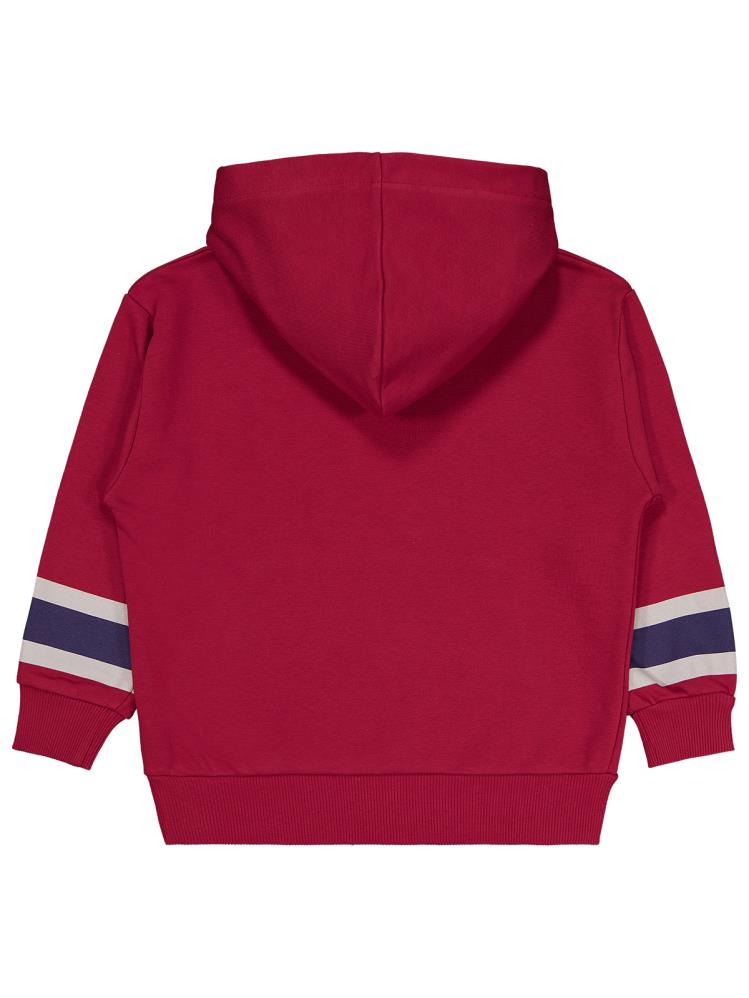 Civil Boys Original Baskılı 6-9 Yaş Sweatshirt - Bordo