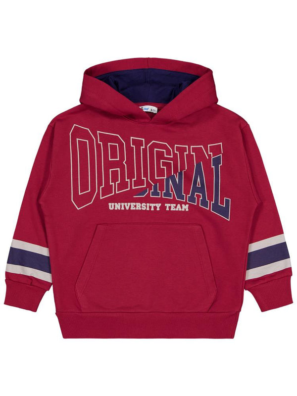 Civil Boys Original Baskılı 10-13 Yaş Sweatshirt - Bordo