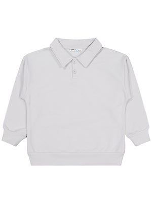 Civil Boys Pola Yaka 10-13 Yaş Sweatshirt - Gri