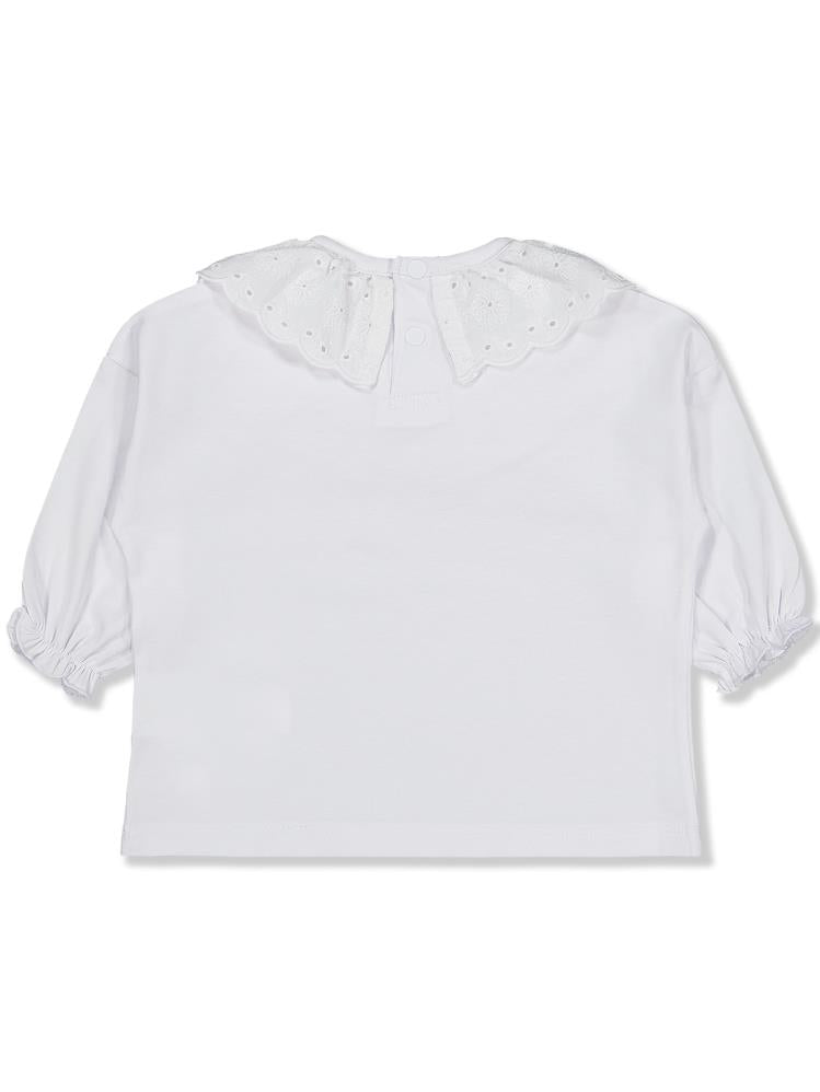 Civil Baby Fisto Yakalı 6-18 Ay Sweatshirt - Beyaz