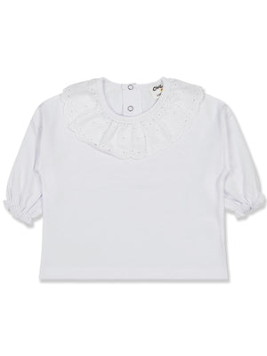 Civil Baby Fisto Yakalı 6-18 Ay Sweatshirt - Beyaz