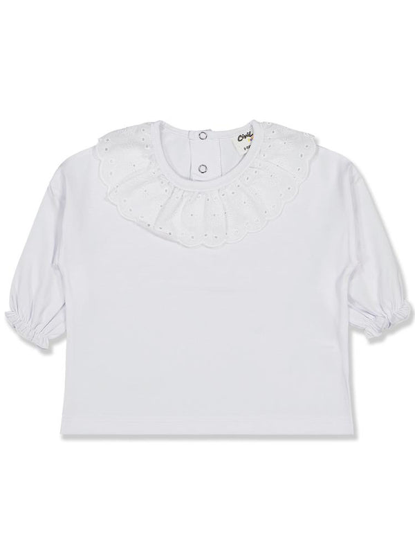 Civil Baby Fisto Yakalı 6-18 Ay Sweatshirt - Beyaz