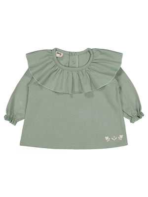 Civil Baby Yakalı 6-18 Ay Sweatshirt - Yeşil