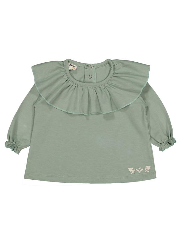 Civil Baby Yakalı 6-18 Ay Sweatshirt - Yeşil
