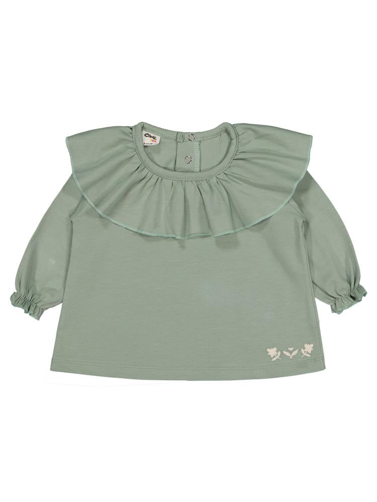 Civil Baby Yakalı 6-18 Ay Sweatshirt - Yeşil