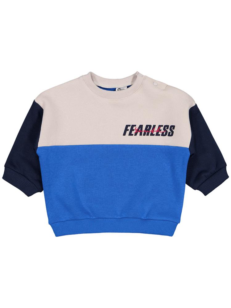 Civil Baby Parçalı 6-18 Ay Sweatshirt - Mavi