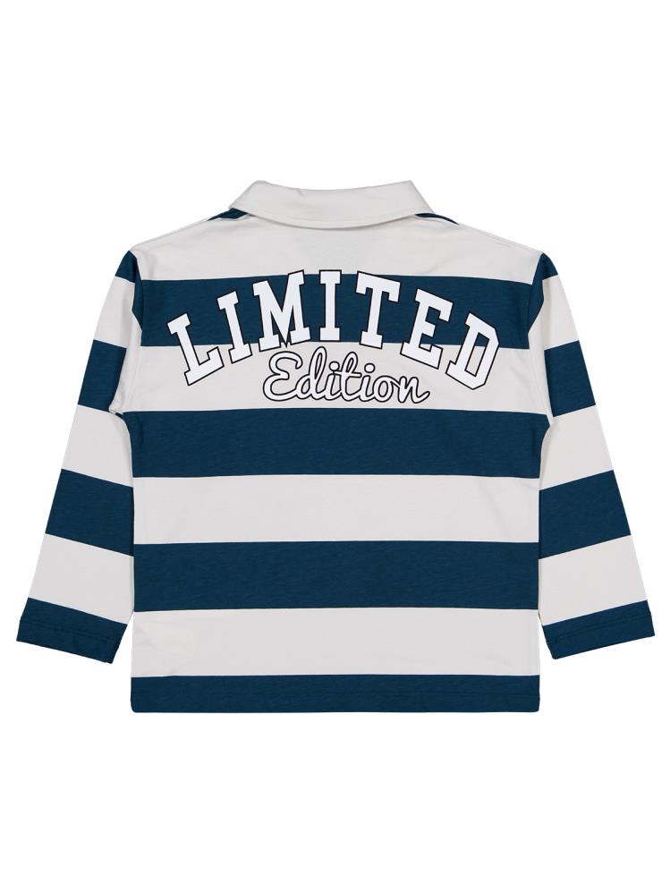 Civil Boys Lımıted Baskılı Çizgi Emp. 6-9 Yaş Sweatshirt - Gri