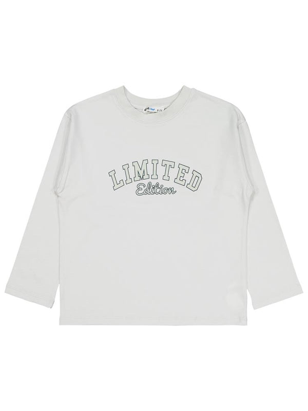 Civil Boys College Baskılı 10-13 Yaş Sweatshirt - Gri