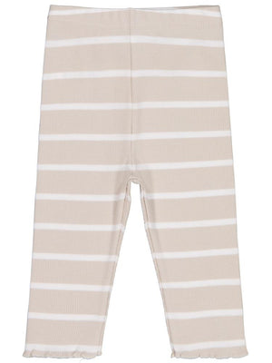 Civil Baby Çizgili 6-18 Ay Tayt - Bej