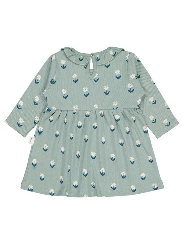 Civil Baby Çiçek Baskılı 6-18 Ay Elbise - Yeşil