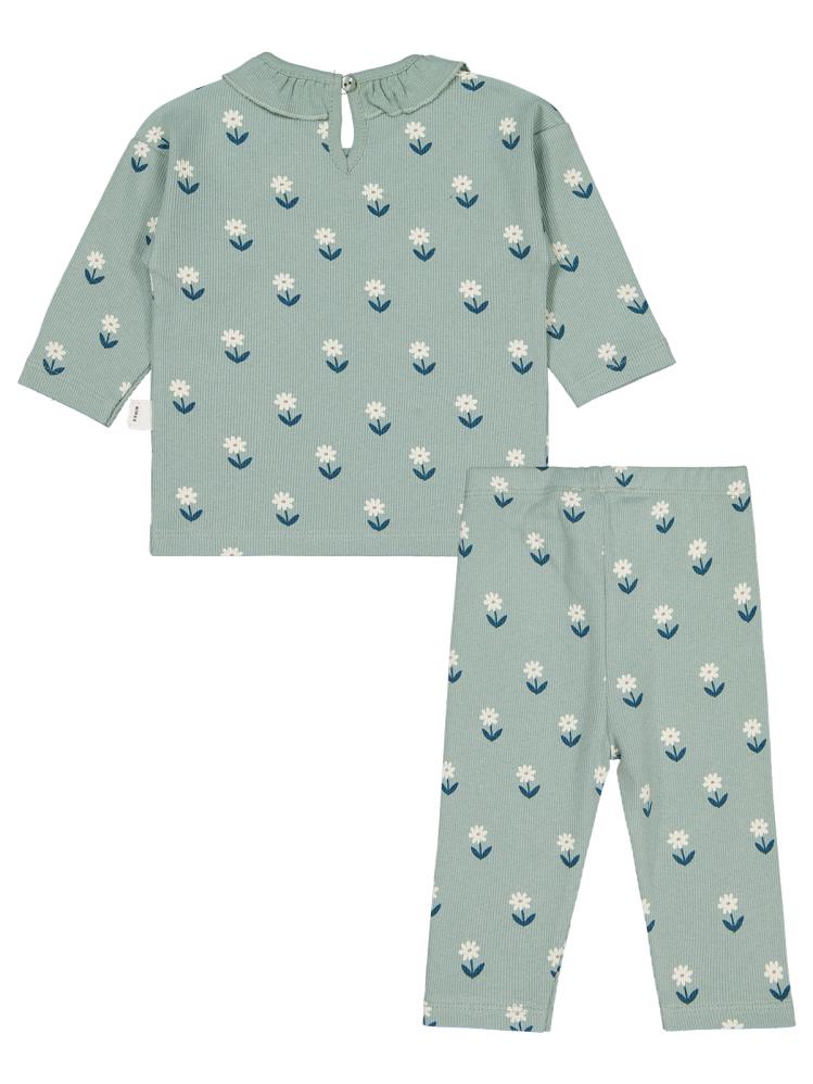 Civil Baby Çiçek Baskılı 6-18 Ay Takım - Yeşil