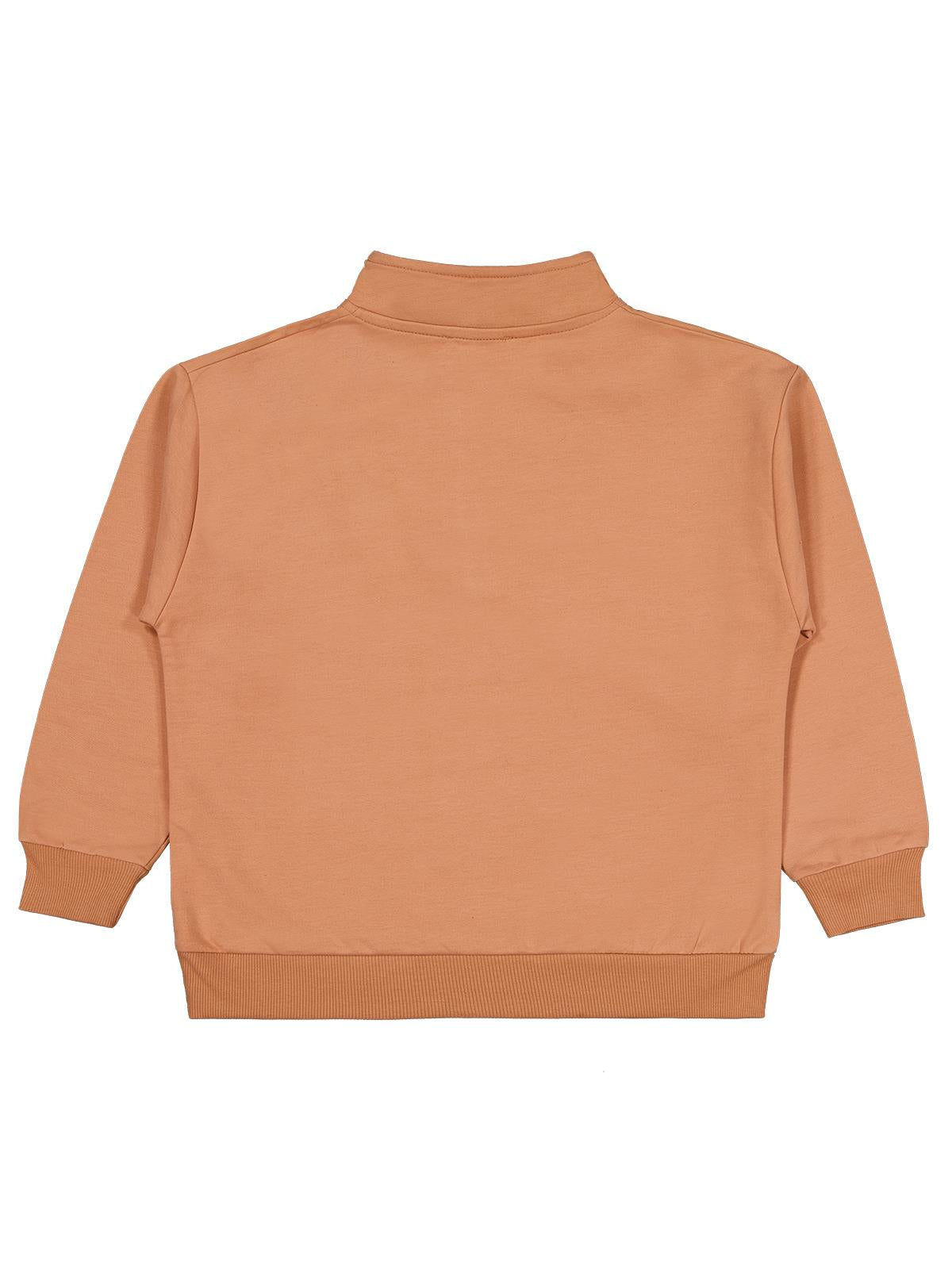 Civil Boys Mountaın Baskılı 6-9 Yaş Sweatshirt - Turuncu