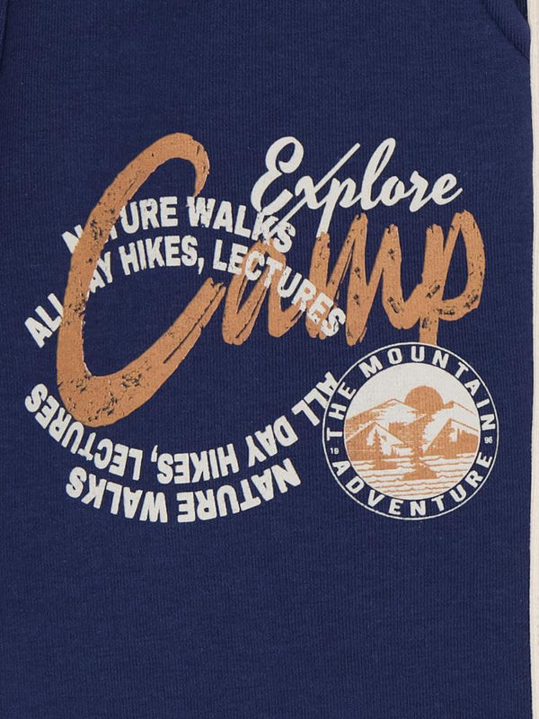 Civil Boys Camp Baskılı 10-13 Yaş Eşofman Altı - Lacivert