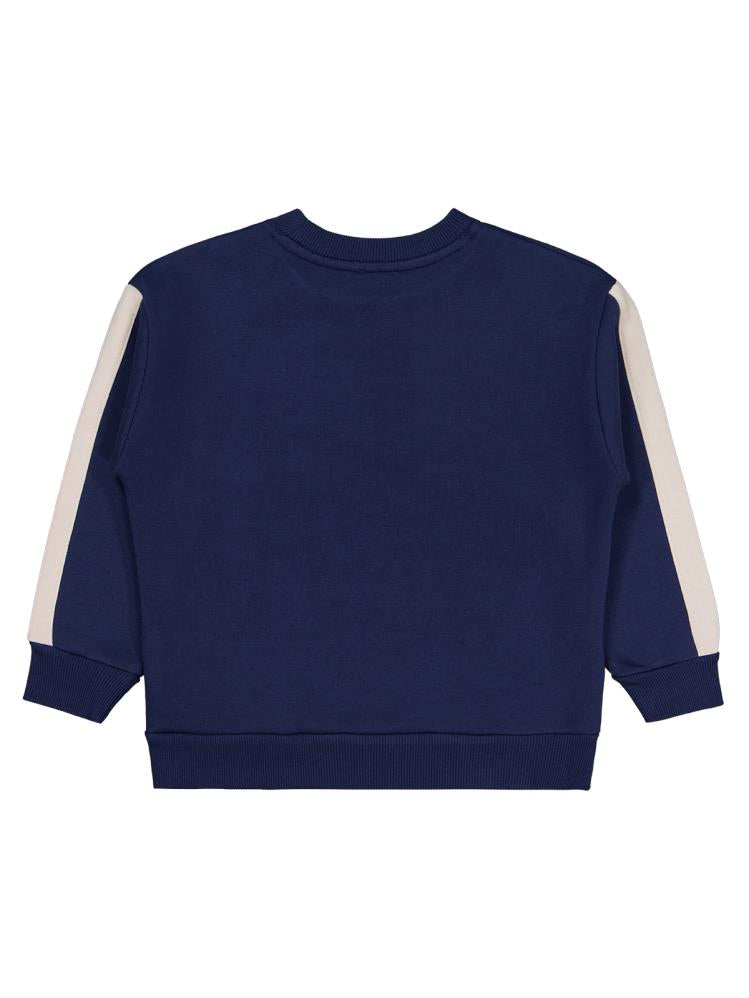 Civil Boys Mountaın Camp Baskılı 10-13 Yaş Sweatshirt - Lacivert