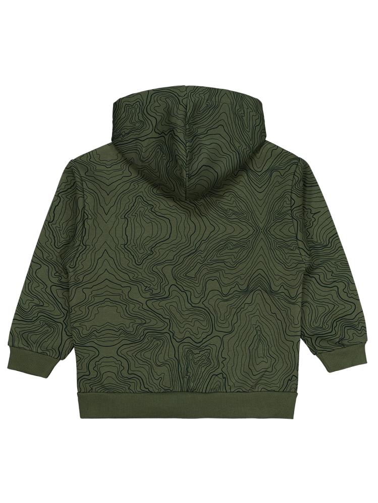 Civil Boys Everest Armalı Koordinat Empirme 10-13 Yaş Hırka - Haki